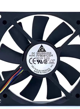 直流DC9015 9215散热风扇12V0.25A温控PWM调速机箱CPU超薄风扇24V