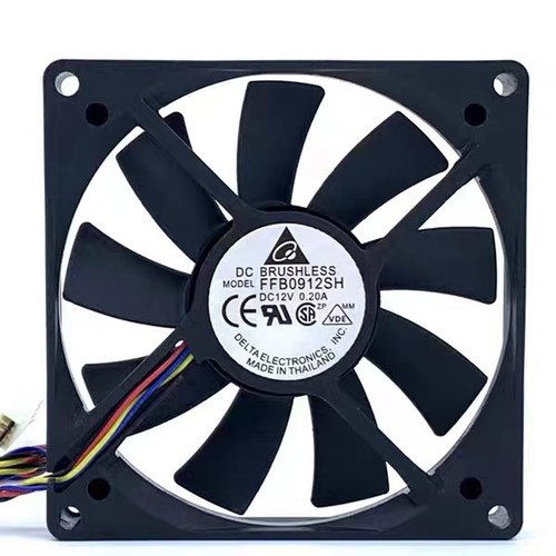 直流DC9015 9215散热风扇12V0.25A温控PWM调速机箱CPU超薄风扇24V