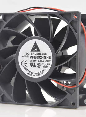 ABB变频器ACS510/550台达9238散热风机风扇 24V 0.76A PFB0924GHE