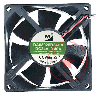全新一盟 DA08025B24UA 24V 0.40A 8CM/厘米 8025 变频器散热风扇