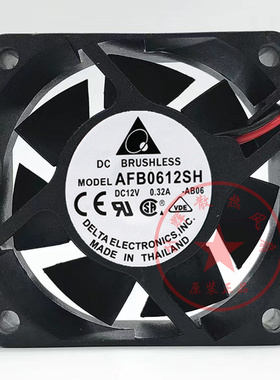 全新台达AFB0612SH 12V 0.32A 6CM/厘米 6025 4线PWM温控散热风扇