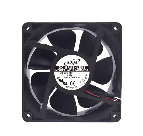 全新ADDA台湾协喜 AD1224HB-F51 24v 0.32A 12038 12cm散热风扇
