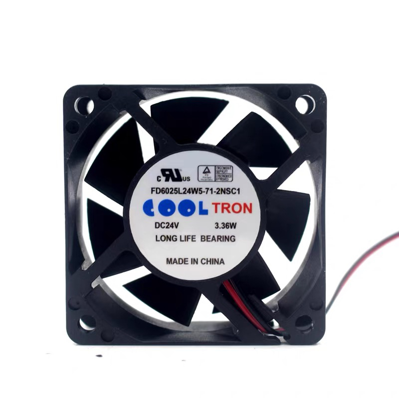 FD6025L24W5-71-2NSC1 全新COOLTRON 6025 24V 3.36W 6cm散热风扇