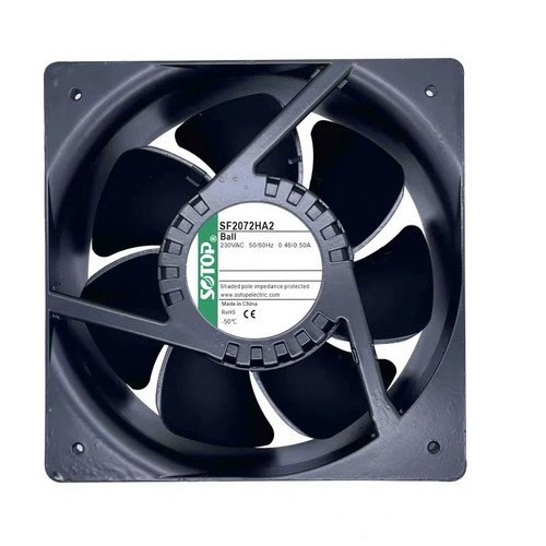全新SOTOP顶源 SF2072HA2 AC220V 20572 0.46/0.50A机柜散热风扇