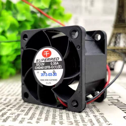 CHD4012FB-O(1)(E) 千红 4028 12V 0.35A/0.20A 4cm散热风扇