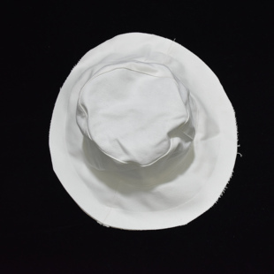 纯棉白色帽子 染后不留白线 植物染草木染蜡染印染Indigo手工素材