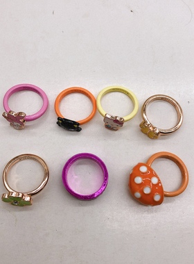 外贸饰品女款合金欧美滴釉