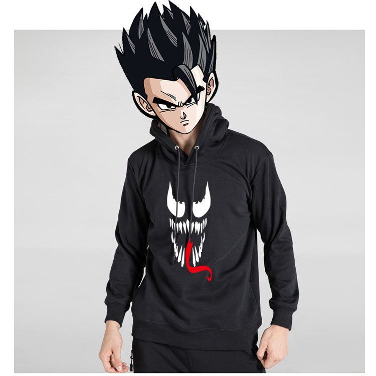 毒液周边银狐绒卫衣外套毒液蜘蛛侠Anti-Venom衣服冬装男外套帽衫在类目 男装, 卫衣中 - 来自Buy2taobao.com提供专业的淘宝代购服务