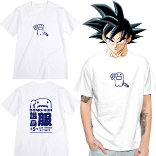 t恤夏装 日本JDM改装 DOMO多摩君涡轮加速男女短袖 本田二次元 车风格