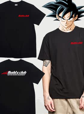 日本JDM汽车改装文化BUDDYCLUB性能车改装店男女夏装短袖T恤