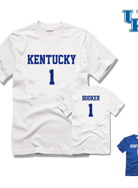 德文布克t恤 booker大学1号球衣男女纯棉短袖T恤