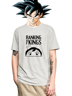国王排名 波吉王子卡克动漫画周边衣服 男女夏季短袖t恤半袖