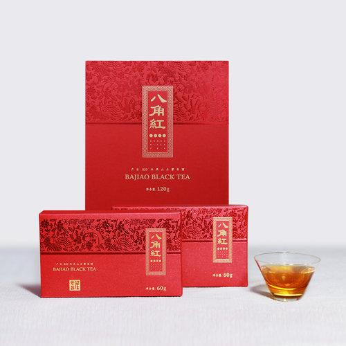  湖南云台崖八角红 经典湖红工夫红茶120g 礼盒装
