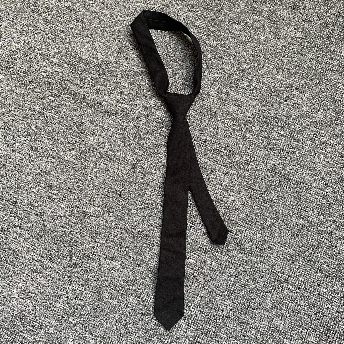 法单纯原英伦风小领带男女孩校服衬衫黑色领带领结