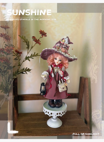 订做！花音阁 bjd娃衣 6分洋装yosd rl 1/6 是魔女吖