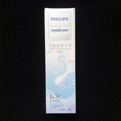 适配飞利浦电动牙刷的多效高净牙膏DIS780 90g洁白去牙渍温和护龈