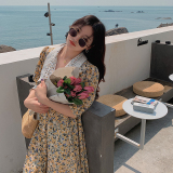 碎花连衣裙现货设计领子832-P95K148，女装连衣裙，浙宝251