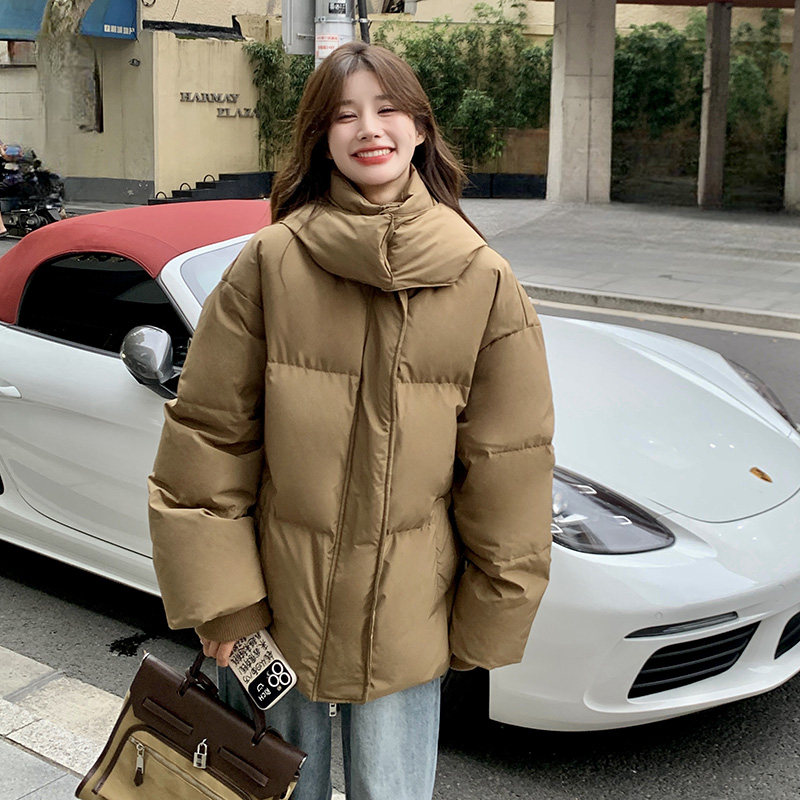 现货卡其色棉衣学院风373-P155K228,女装棉衣/棉服,浙宝251