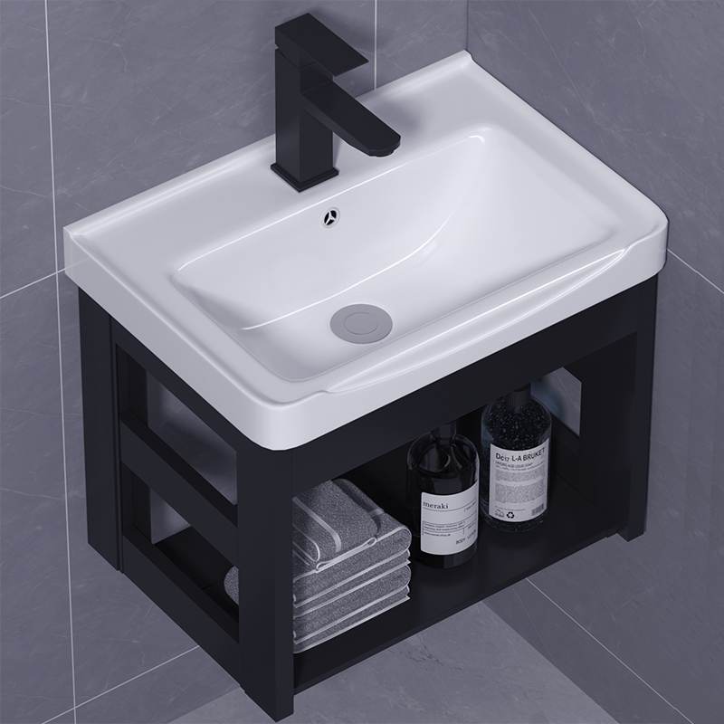 小户型加深防水铝架挂墙式洗脸盆