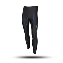 CYARO蓝色排汗骑行长裤男士自行车骑行服裤硅胶单车裤大码春夏季