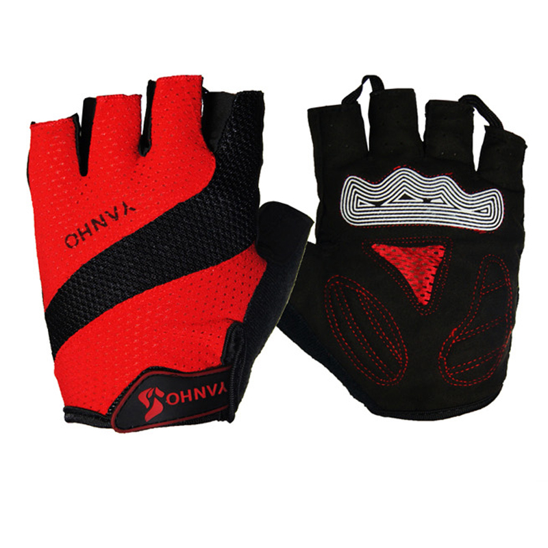 短指骑行焰狐半指手套