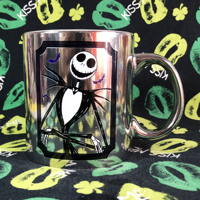 圣诞夜惊魂怪诞城骷髅杰克jack原单大陶瓷马克杯水杯子万圣节礼物