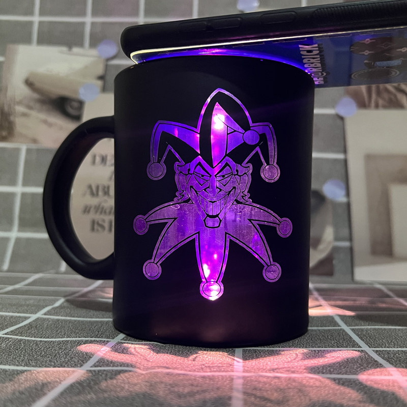 DC蝙蝠侠小丑磨砂玻璃杯带把