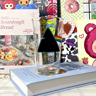 外贸出口原单摇滚乐队pink floyd月之暗面玻璃杯水杯礼物音乐周边