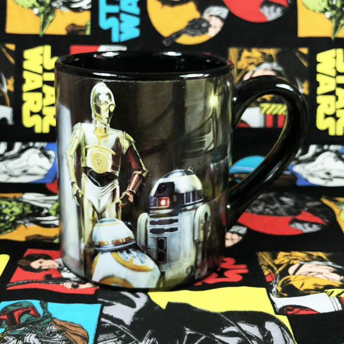 正版STARWARS星球大战卡通BB8机器人陶瓷杯马克杯水杯咖啡杯周边