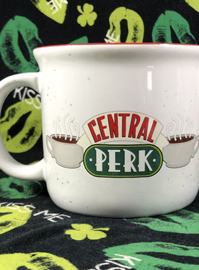 外贸原单老友记马克杯周边central perk陶瓷碗杯咖啡杯子潮男女潮