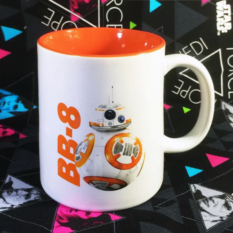 starwars星球大战BB8机器人纪念款咖啡杯马克杯陶瓷杯周边水杯子