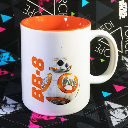 starwars星球大战BB8机器人纪念款咖啡杯马克杯陶瓷杯周边水杯子