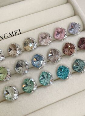 高精品肥方满钻成品钻球~几何肥方堆堆钻美甲饰品B40-B57