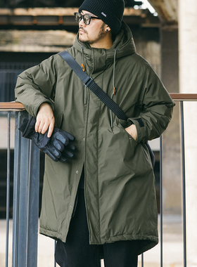 【官网折扣】KAPITAL JAPA平田羽绒服秋冬男女中长款加厚连帽外套