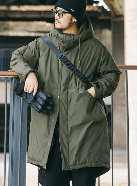 【官网折扣】KAPITAL JAPA平田羽绒服秋冬男女中长款加厚连帽外套