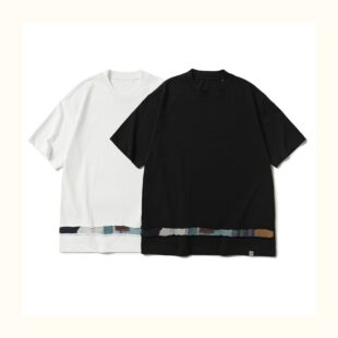 品牌5折 男女款 KAPITAL T恤夏季 呢拼接棉宽松休闲 FOG平田短袖