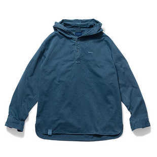 【品牌5折】KAPITAL JAPA春秋套头牛仔衫外套夹克水洗蜡染连帽衫