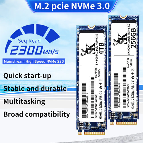 英文5000+NVMe4.0固态硬盘2280笔记本电脑硬盘Pcle协议ssd 1t 2t