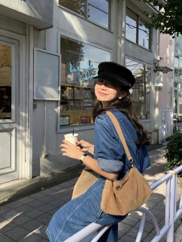 秋冬thebarnnet丝绒鸭舌帽