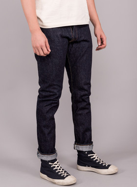 pure blue japan正蓝屋天然染17oz中低腰修身直脚牛仔裤男NP-019