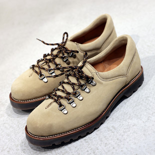 复古休闲户外亮面麂皮登山鞋 西班牙制造UNCLE BRIGHT山脉徒步鞋