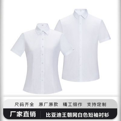 新款比亚迪王朝网男女销售衬衫