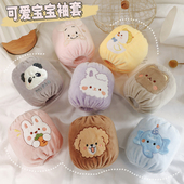 头 儿童卡通绒布套袖 男女小宝宝小童婴幼儿袖 套小孩幼儿园1岁护袖