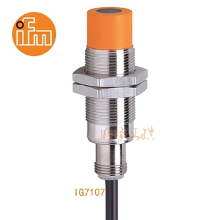 ;300 易福門接近傳感器IG7107；8 非齊平安裝 NPN Hz;常開;DC;