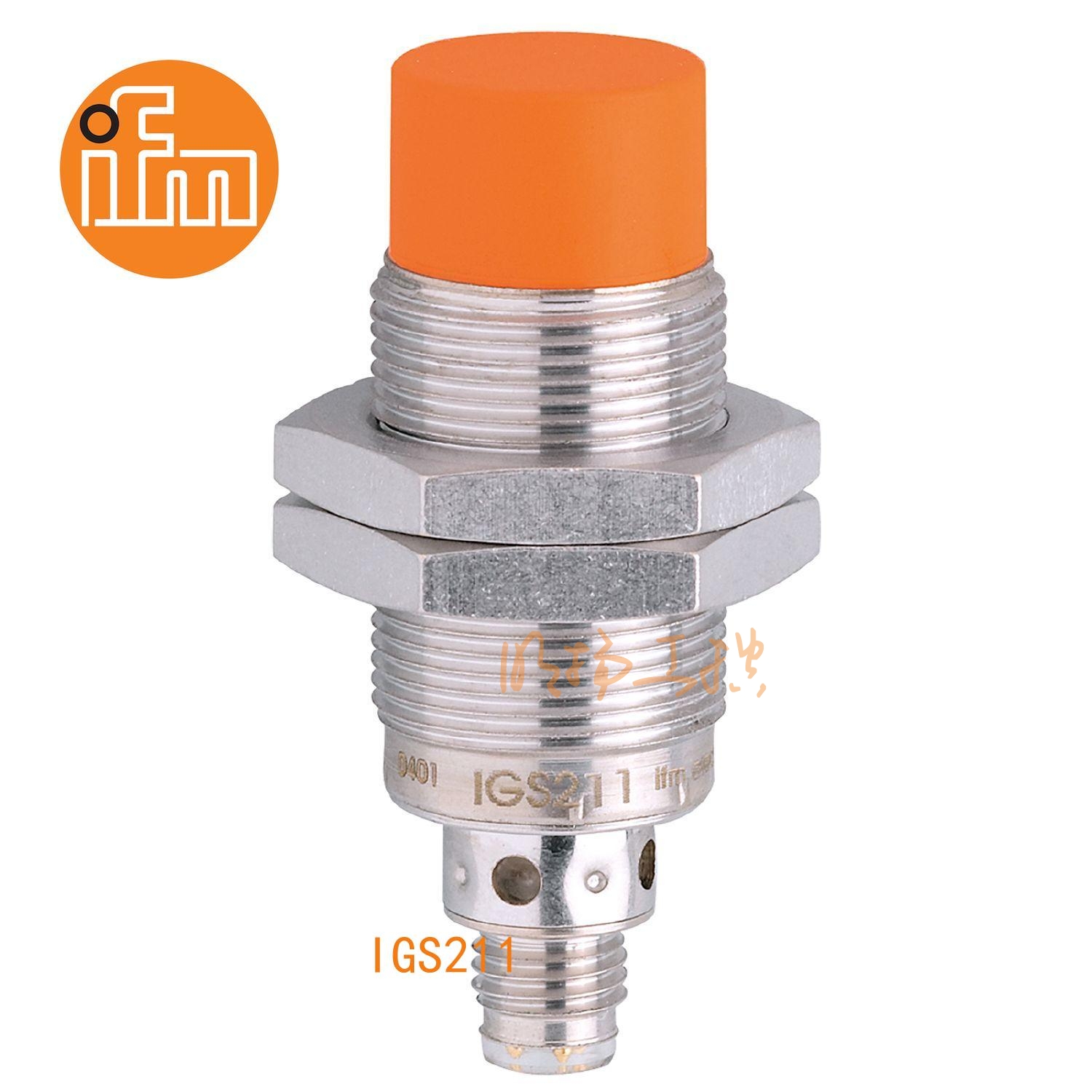 易福门接近传感器IGS211；12 mm 非齐平安装;400 Hz;常开;DC; PNP