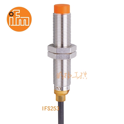 易福门接近传感器IFS253；7 mm 非齐平安装;700 Hz;常开;DC; PNP