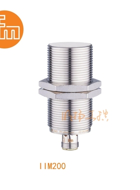 易福门传感器IIM200；12 mm 齐平安装;100 Hz;常开;DC; PNP/NPN