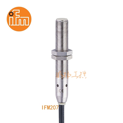 易福门传感器IFM207；4 mm 齐平安装;400 Hz;常开;DC; PNP/NPN