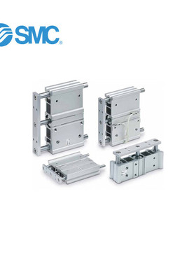SMC MGPW 系列 带导杆薄型气缸/宽型 MGPWM50-150