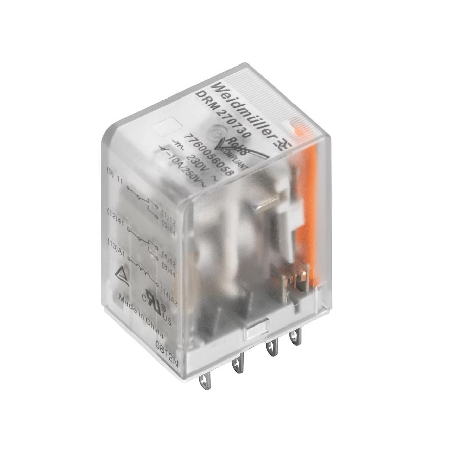 魏德米勒继电器 DRM270730/2CO/230V AC 通用交流继电器  18起订